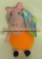 PELUCHE PEPPA PIG PERSONAGGIO MAMMA PIG ALTEZZA CIRCA 15CM ORIGINALI