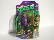 TURTLES PERSONAGGI DELUXE THROW'N BATTLE - TARTARUGA NINJA  DONATELLO 15 CM ( CON MOVIMENTO CAPRIOLA ) GPZ91620 