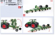 BRUDER NOVITA' DELL' ANNO 2011 NUOVO ATREZZO KRONE VOLTAFORAGGIO KWT8.82 DELLA BRUDER GIOCATTOLI IN PLASTICA SOLO DA TOYSMANIA POINT COD 02224