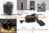 minilucciole a led 100 minilucciole led bianco luce calda 4505 