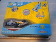 MACCHINA DA F1 DRIVER RENAULT F1 TEAM MAJORETTE SIMULATORE PER BAMBINI , VOLANTE CON SUONI 