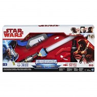 Star Wars -Lightsaber Spada Laser Elettronica 2-in-1 Jedi o Sith di Hasbro C1412