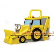 BOB AGGIUSTATUTTO, BOB THE BUILDER ,  VALIGETTA NOVITA' A FORMA DI SCOOP LA RUSPA PER METTERE TUTTI I TUOI VEICOLI, Take Along Bob Scoop Carry Case LC 65154 