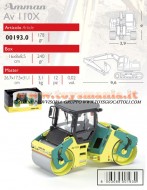 ROS-AGRITEK ARTICOLO: ROS AGRITEK 199 SCALA: 1/32 TIPO: MODELLINO MOVIMENTO TERRA RULLO AMMAN AV 110X OFFERTA ULTIMO PEZZO 