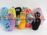 PUPAZZO , PELUCHE BARBAPAPA' GIOCHI PREZIOSI !!! OFFERTA FORMATA DA SERIE COMPLETA DEI  9 PERSONAGGI BARBAPAPA' DA 18 CM CIRCA  !!!