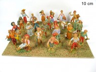 statua plastica per presepe 10 cm colori tenui offerta 24 pezzi 1 scatola 8033113005893