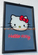 SPECCHIO DA MURO DI  HELLO KITTY 30 X 20 CM CIRCA CON CORNICE IN PLASTICA 