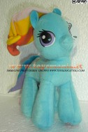 MY LITTLE PONY PELUCHE , PUPAZZO RAINBOW DASH 20 CM CIRCA !!