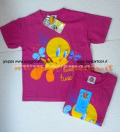  T-SHIRT MAGLIA FUCSIA DI TITTI