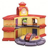 Chuggington: WOOD DOUBL  - DECKER E ROUNDHOUSE  2 IN 1 GIOCHI , toys , BRINQUEDOS ,JUGUETES , JOUETS COD 56803