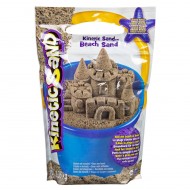 Kinetic Sand - Sabbia Kinetica BEACH SAND  Confezione Effetto Sabbia Bagnasciuga IN VERSIONE LIMITED EDITION KG 1,36