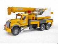 Come i Bruder point siamo il riferimento nella vendita di BRUDER - MACK CON GRU LIEBHERR 02818