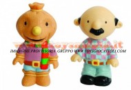 !!! BOB AGGIUSTATUTTO , BOB THE BUILDER !!! PERSONAGGI SUOI AMICI SPUD E FARMER PICKLES SET DA 2 PEZZI COD LC 65224