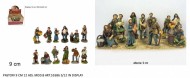 STATUINE PRESEPE ASSORTIMENTO PASTORI 9 CM ASSORTIMENTO 12 PEZZI  VERSIONE ECONOMICA   COD 0751   ADATTO A CHI REALIZZA PRESEPI