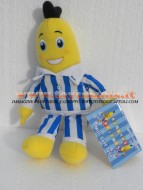 PELUCHE CARTONE ANIMATO BANANA IN PIGIAMA PERSONAGGIO B1 BABANAS IN PYJAMAS PERSONAGGIO B1 CM CIRCA 18 