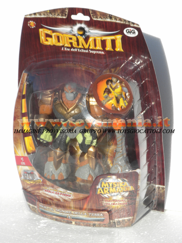 Gormiti NICK IL SIGNORE DELLA TERRA MISTICA ARMATURA 15 cm