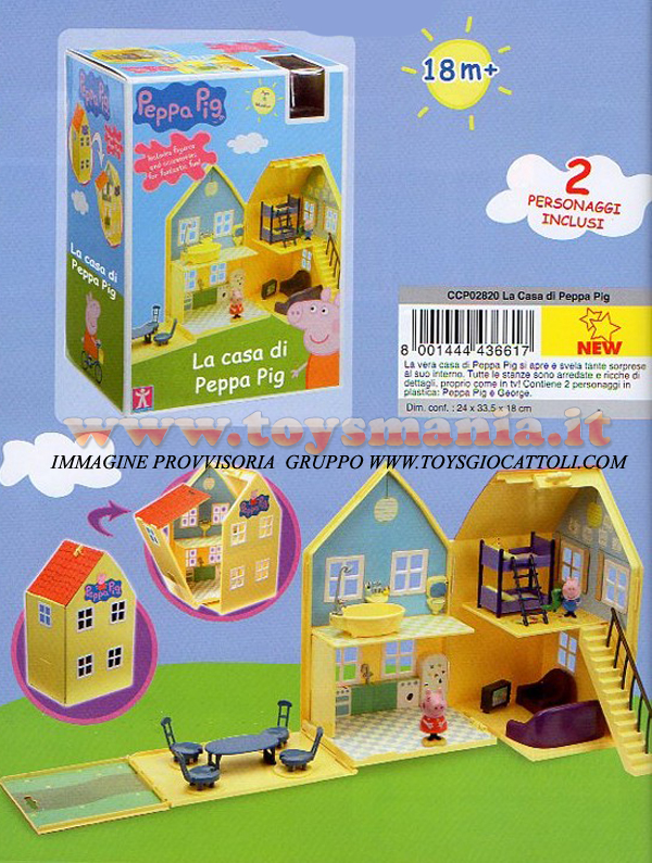 Peppa pig gioco della grande casa di peppa e george toys 