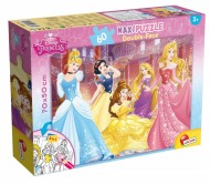  Princess Puzzle Doppia Faccia Supermaxi, 60 Pezzi di Lisciani Giochi 48250 double-face