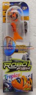 ROBO FISH TROPICAL , ROBOFISH TROPICAL CON COLORI TROPICALI SIMULA IL MOVIMENTO DI UN PESCE VERO MODELLO SQUALO ARANCIO COD NCR 02239 