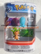  NOVITA' POKEMON X&Y ASSORTIMENTO 2 PERSONAGGI CHESPIN E WOBBUFFET DI GIOCHI PREZIOSI CCP18008/9