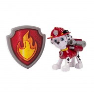 PAW PATROL - MARSHALL - CUCCIOLO E DISTINTIVO SPIN MASTER T16600