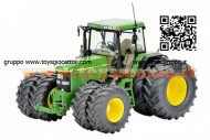 Schuco 450772100 trattore  John Deere 7810 with Duals con ruote gemellate scala  1/32 