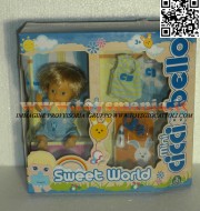 MINI CICCIOBELLO SWEET WORLD DOLL DELUXE CON GUARDAROBA  COD GPZ 18175