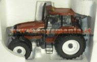 ROS MODELLINO IN METALLO SCALA 1/32 TRATTORE NEW HOLLAND G 170 FIATAGRI  CON TELAIO RIVERNICIATO GRIGIO E AGGIUNTA DI RUOTE GEMELLATE RIMUOVIBILI   