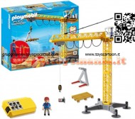 PLAYMOBIL 5466 GRANDE GRU CON RADIO CONTROLLO City Action - Large Crane with IR Remote Control - 5466