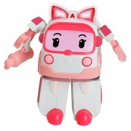 Robocar Poli PERSONAGGIO AMBER TRASFORMABILE CON LUCI  -14 CM CIRCA VARIABILE IN BASE AL MODELLO