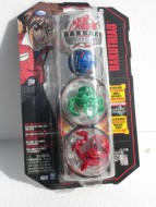 BAKUGAN!!!!NOVITA' BAKUTRIAD CON BLISTER 3 PEZZI ULTIMI  PEZZI COD 12507 