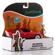 VEICOLO MEDIO SPORTIVO ROSSO ZOOTROPOLIS DISNEY NICK'S CONVERTIBLE DI TOMY L70021