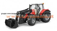 Bruder 03047  Trattore Massey Ferguson 7600 con benna	 [ cod 03047 ]