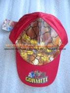 !!!! Cappello !!!!!!  con visiera color rosso per bambini con personaggio gormiti 