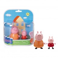 Giochi Preziosi - Peppa Pig, Coppia Personaggi con Mamma COD CCP01471