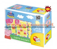 Peppa Pig carte giganti Lisciani Giochi 40599