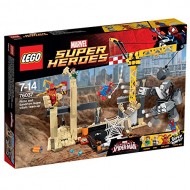 LEGO Super Heroes 76037 - L'Alleanza Criminale di Rhino e L'Uomo Sabbia contro Spiderman