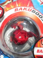 SERIE SPECIALE CON BAKUGAN NUOVI!!!BAKUBOOST DI COLORE ROSSO CON SFUMATURE IN ARGENTO COD. GPZ 11910