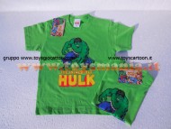 T-SHIRT MAGLIA THE INCREDIBLE HULK  MANICA CORTA NUOVO MODELLO DI COLOR VERDE , L'INCREDIBILE HULK MARVEL