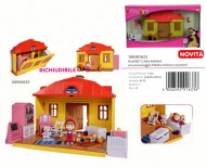 CASA DI MASHA E ORSO CON PERSONAGGIO