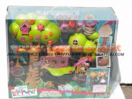 GIOCHI PREZIOSI NOVITA' IN ANTEPRIMA  LALALOOPSY NUOVA SERIE !!!! CASETTA SULL'ALBERO  LALALOOPSY !!! CON PERSONAGGI INCLUSI SPOT SPLATTER SPLASH E PATCH TREASURECHEST ,COD 12177 