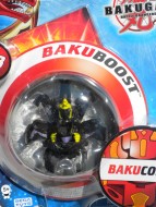 SPECIAL EDITION  BAKUGAN BAKUBOOST NERO CON RIFINITURE VIOLA , MANI E CAPELLI GIALLI !!! COD. GPZ 11910