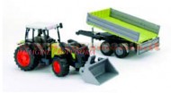 Bruder limited edition serie limitata modello Claas Nectis 267 F con rimorchio e pala cod 01998