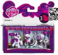 My little pony mini, Rarity, PhotoFinish,Hoity Toity, Hasbro A0266