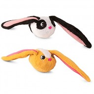 Imc Toys Bunnies Coppia Peluche Magnetico Coniglietto Bianco e Nero e Coniglietto Giallo Ocra … 