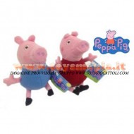 PEPPA PIG E PEPPA PIG GEORGE PELUCHE DA 70 CM CIRCA OFFERTA 2 PEZZI 