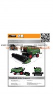 UNIVERSAL HOBBIES UH 4193 TREBBIA Fendt 5255 L Combine SCALA 1/32