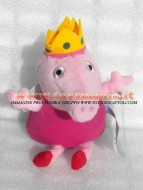 !!!! Peluche Peppa Pig !!!! PUPAZZO PELUCHE PEPPA PIG PERSONAGGIO PEPPA PIG LA PRINCIPESSA PIG  ALTEZZA CIRCA  23 CM COD 345/152 toys , BRINQUEDOS ,JUGUETES , JOUETS , giocattoli !!PEPPA PIG